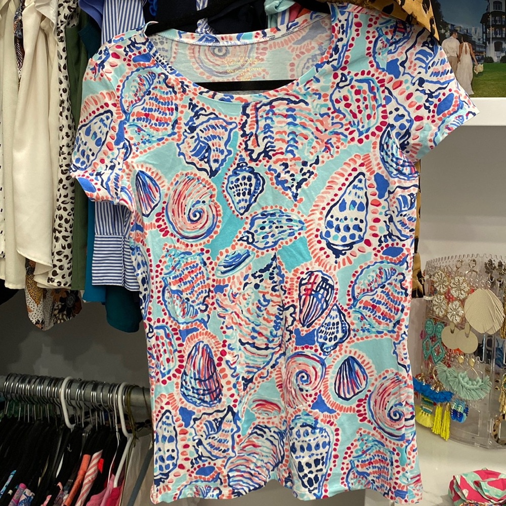 Lilly shell cotton tee